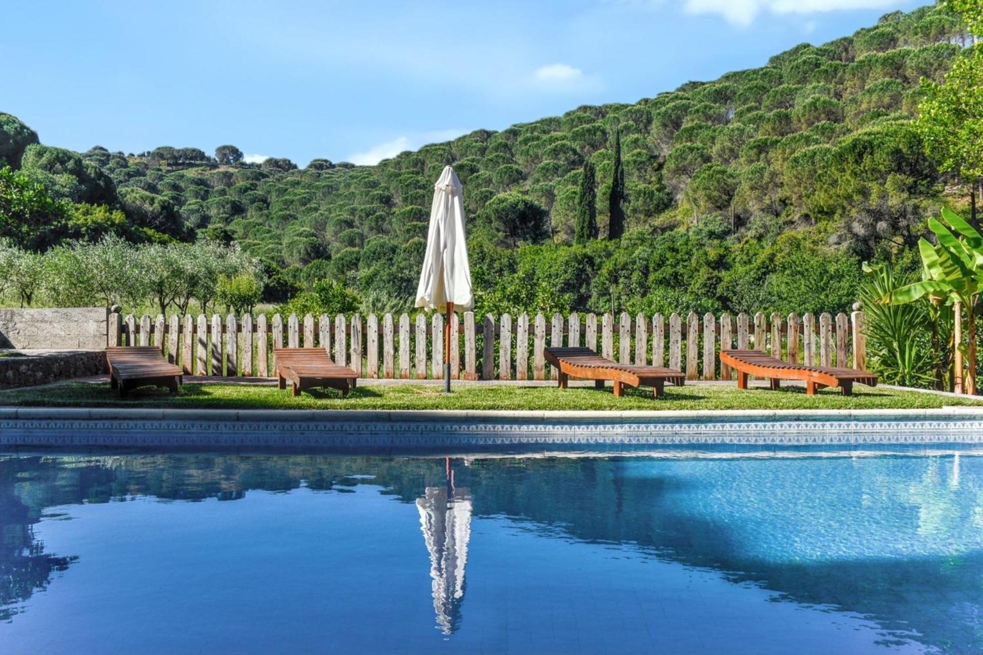 Bicentennial House In Porto De Mos With Mountain View And Pool Экстерьер фото